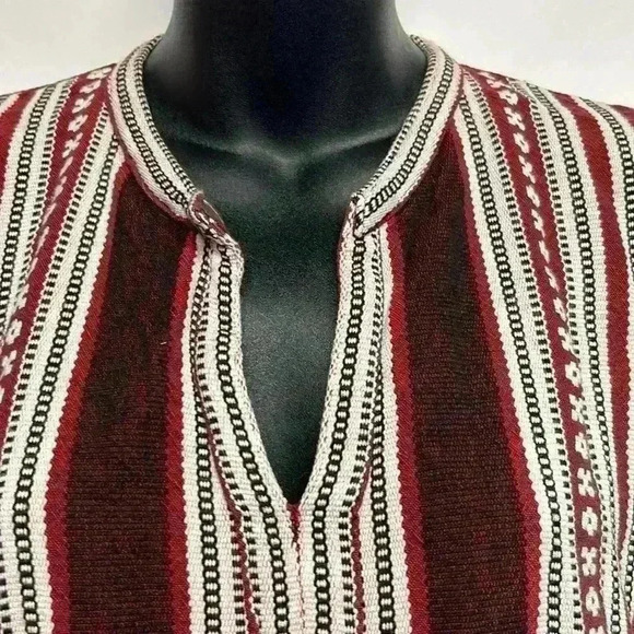 Vintage woman Mexican looking top, but was actually made in Greece - Picture 2 of 6